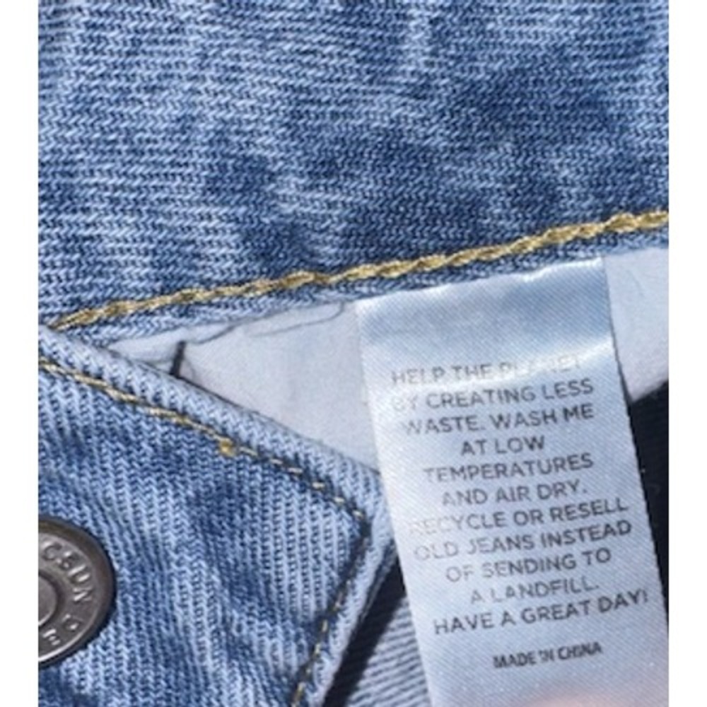 PacSun Womens Light Wash High Rise Wide Leg Relaxed Denim Jeans Size 26 - Picture 6 of 6